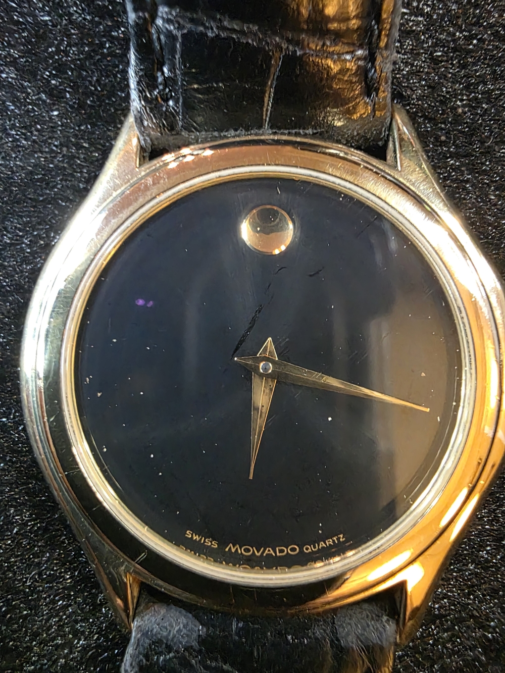 Vintage Movado Museum Classic Swiss Quartz dress watch